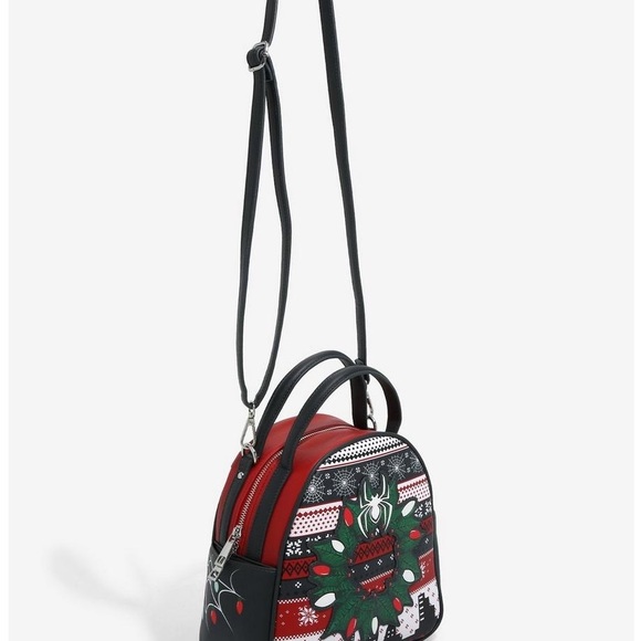 Marvel Spider-Man Christmas Sweater Mini Backpack - BoxLunch Exclusive - Picture 4 of 6